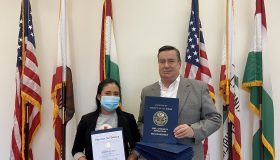 Homeland Security Students Recognized by County Supervisor